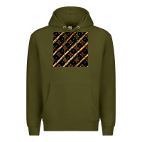 Army Green african floral seamless pattern Premium Hoodie - BundleAndBundleShop