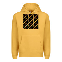 Mustard african floral seamless pattern Premium Hoodie - BundleAndBundleShop