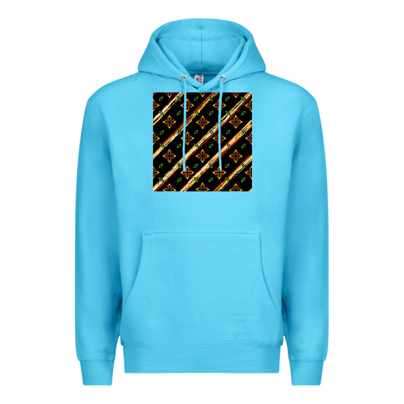 African Floral Seamless Pattern Premium Hoodie by BundleAndBundleShop | Teevron
