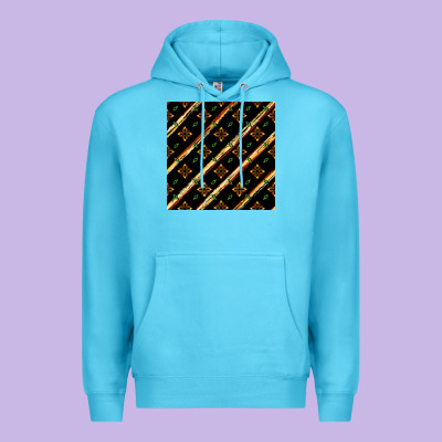 African Floral Seamless Pattern Premium Hoodie Designed By Bundleandbundleshop