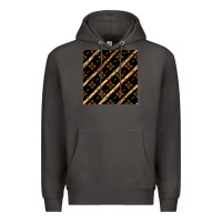Smoke african floral seamless pattern Premium Hoodie - BundleAndBundleShop