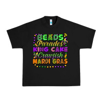 Black beads parades king cake crawfish mardi gras Urban Heavy Tee - FaDigitalArtStudio
