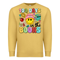 Antique Gold 100 days in the books Premium Sweatshirt - MaliasSmallBusiness