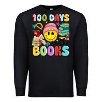 Black 100 days in the books Premium Sweatshirt - MaliasSmallBusiness