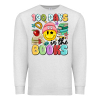 Oatmeal Heather 100 days in the books Premium Sweatshirt - MaliasSmallBusiness
