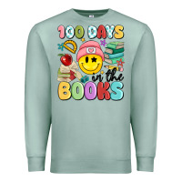 Seafoam 100 days in the books Premium Sweatshirt - MaliasSmallBusiness