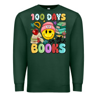 Sports Green 100 days in the books Premium Sweatshirt - MaliasSmallBusiness