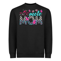 Black moto mom Heavyweight Sweatshirt - texasbilliewilder