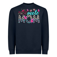 Navy moto mom Heavyweight Sweatshirt - texasbilliewilder