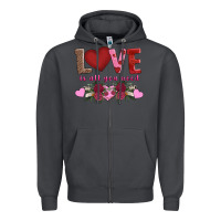 Smoke love is all you need Zipper Hoodie - AdoDesignShop
