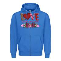 True Royal love is all you need Zipper Hoodie - AdoDesignShop