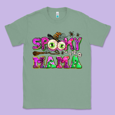 Spooky Mama Classic Tee Designed By Adodesignshop