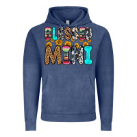 Vintage Denim blessed mini Vintage Hoodie - Zillion Design Studio