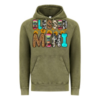 Vintage Olive blessed mini Vintage Hoodie - Zillion Design Studio