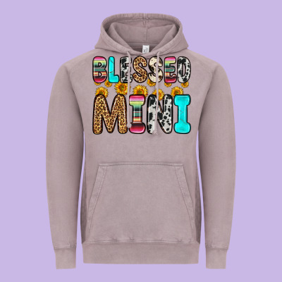 Blessed Mini Vintage Hoodie Designed By Zillion Design Studio