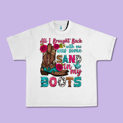 All I Brought Back With Me Was Some Sand In My Boots Urban Heavy Tee Designed By Hra Design Shop