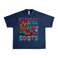 Navy all i brought back with me was some sand in my boots Urban Heavy Tee - HRA Design Shop