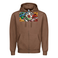 Chestnut usa flag and mexico flag with sunflower and cowhide  license plate Zipper Hoodie - Artiststas