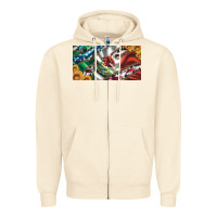 Sandshell usa flag and mexico flag with sunflower and cowhide  license plate Zipper Hoodie - Artiststas