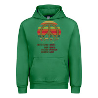 Emerald Birthplace Earth Race Human Peace Sign Hippie Urban Hoodie - Bettercallsaul