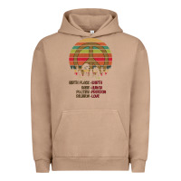 Pigment Burro Birthplace Earth Race Human Peace Sign Hippie Urban Hoodie - Bettercallsaul