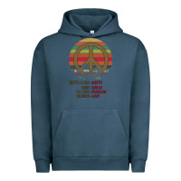 Pigment Midnight Navy Birthplace Earth Race Human Peace Sign Hippie Urban Hoodie - Bettercallsaul