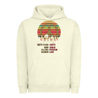 Pigment Pistachio Birthplace Earth Race Human Peace Sign Hippie Urban Hoodie - Bettercallsaul