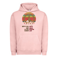 Pigment Salmon Birthplace Earth Race Human Peace Sign Hippie Urban Hoodie - Bettercallsaul