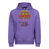 Tulip Birthplace Earth Race Human Peace Sign Hippie Urban Hoodie - Bettercallsaul