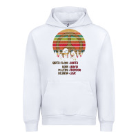 White Birthplace Earth Race Human Peace Sign Hippie Urban Hoodie - Bettercallsaul