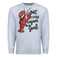 Heather Grey got a little cajun in my soul Premium Sweatshirt - MaliasSmallBusiness