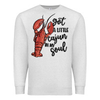 Oatmeal Heather got a little cajun in my soul Premium Sweatshirt - MaliasSmallBusiness