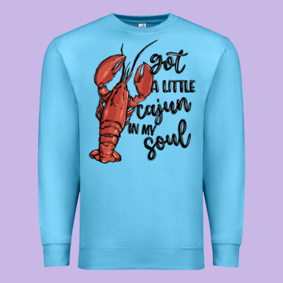Got A Little Cajun In My Soul Premium Sweatshirt Designed By Maliassmallbusiness