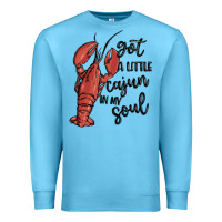Ocean Blue got a little cajun in my soul Premium Sweatshirt - MaliasSmallBusiness