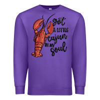 Purple got a little cajun in my soul Premium Sweatshirt - MaliasSmallBusiness
