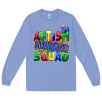Colony Blue autısm support squad Long Sleeve Tee - AdoDesignShop