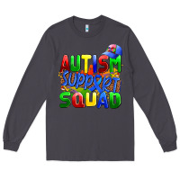 Smoke autısm support squad Long Sleeve Tee - AdoDesignShop