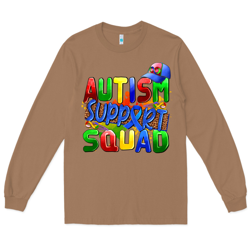 Autısm Support Squad Long Sleeve Tee by AdoDesignShop | Teevron