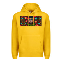 Lemon Chingona Sugar Skull License Plate Premium Hoodie - BundleAndBundleShop
