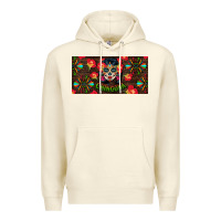 Sandshell Chingona Sugar Skull License Plate Premium Hoodie - BundleAndBundleShop