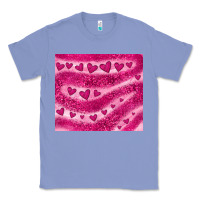 Colony Blue pink glitter heart Classic Tee - JahusDesignShop