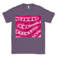 Lavender pink glitter heart Classic Tee - JahusDesignShop