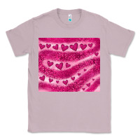 Lilac pink glitter heart Classic Tee - JahusDesignShop