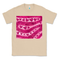 Pink Glitter Heart Classic Tee | Teevron