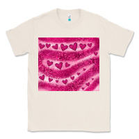 Natural pink glitter heart Classic Tee - JahusDesignShop