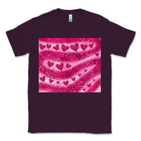 Plum pink glitter heart Classic Tee - JahusDesignShop