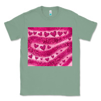 Sage pink glitter heart Classic Tee - JahusDesignShop