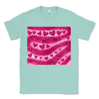 Seafoam pink glitter heart Classic Tee - JahusDesignShop