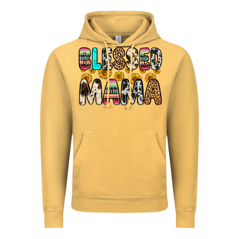 Blessed Mama Vintage Hoodie by Zillion Design Studio | Teevron