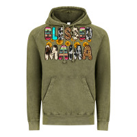 Vintage Olive blessed mama Vintage Hoodie - Zillion Design Studio